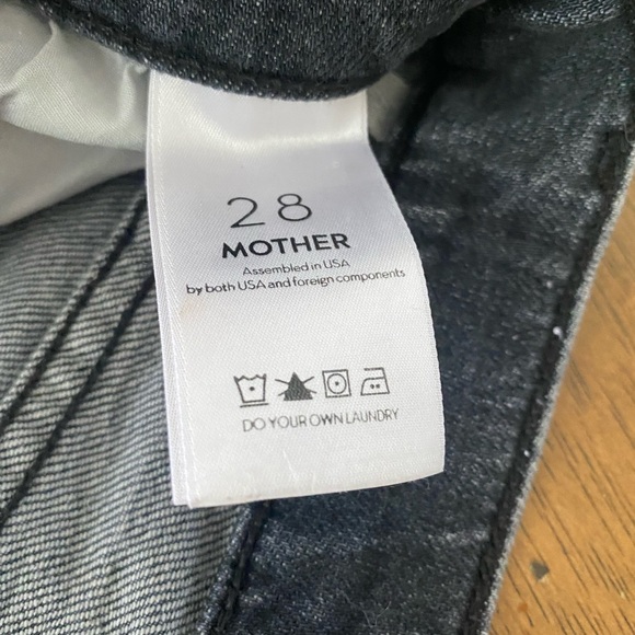 Mother Denim •The Vagabond Mini Fray Skirt in Midnight Races (28) - Picture 11 of 11